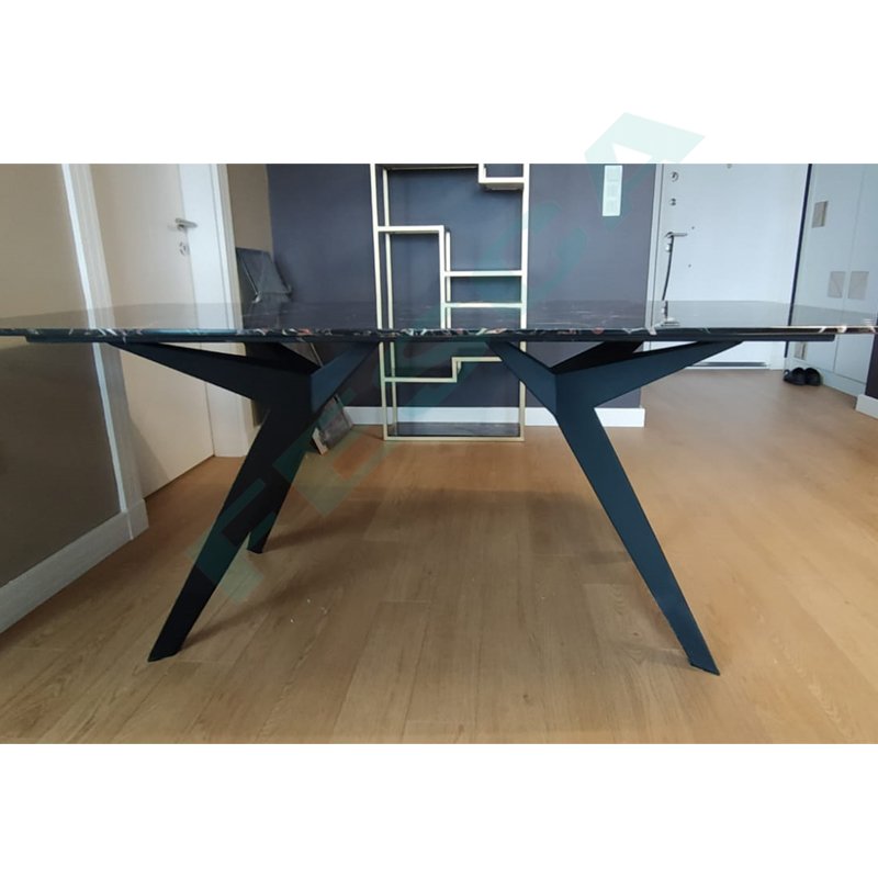 Portoro Mustard Marble Table 80